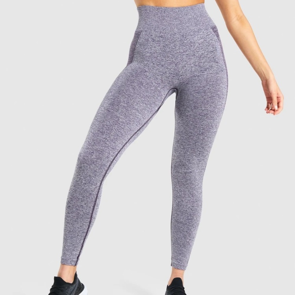 Gymshark Flex High Waisted Leggings Purple Marl